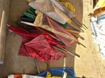 Miscellaneous flagman flags  for sale $100 