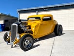 1933 ford coupe 3 window all steel   for sale $67,500 
