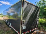 40' Millennium living quarter race trailer  W/GOLF CART  for sale $50,000 