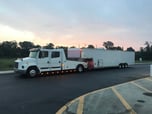 1999 Freightliner Show Hauler with 40 foot Optima trailer   for sale $55,000 