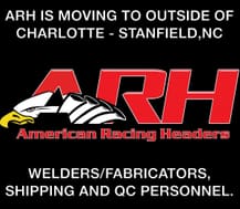 AMERICAN RACING HEADERS is LOOKING FOR HELP !!.Moving to NC  for sale $0 