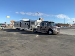 Sports Chassis and 46’ living quarters toy hauler