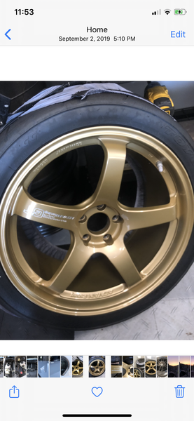 20 inch Gold Advan GT wheels  for Sale $1,200 