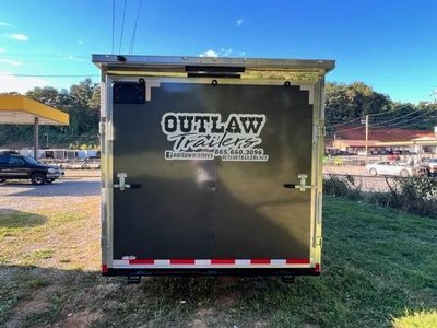 2023 Outlaw Trailers 8.5' x 34' Race Trailer W/ Ba  for sale $43,995 