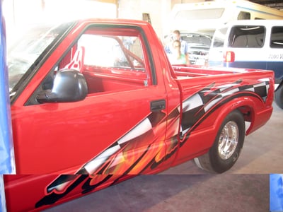 Chevy Drag Racing Truck