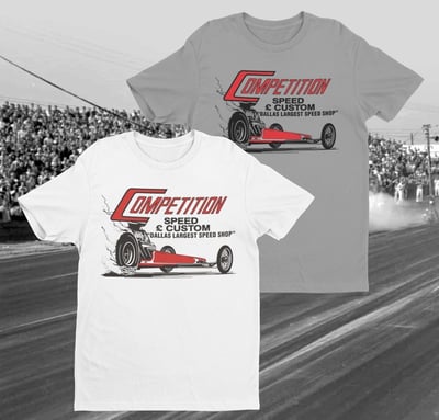 COMPETITION Speed & Custom Tee from Merchants of Speed