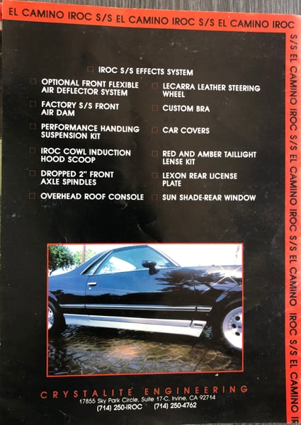 1982 Chevrolet El Camino  for Sale $21,000 