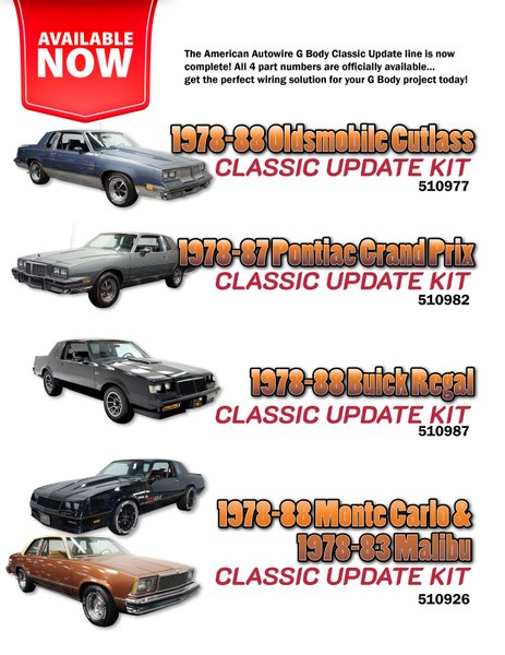 The AAW G Body Classic Update Line is Here! 