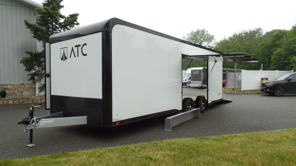 NEW 2024 ATC, aluminum car trailer, 8.5X24X7' 300 series 