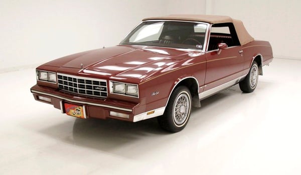 1983 Chevrolet Monte Carlo Convertible  for Sale $22,900 