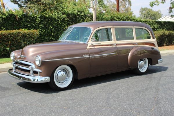 1950 Chevrolet Styleline Deluxe Tin Woody for Sale $36,900