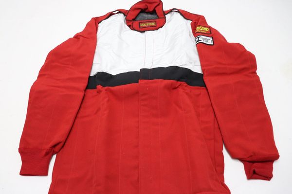 RCI & RACEQUIP RACE JACKET Fire RED & BLUE SFI Racin