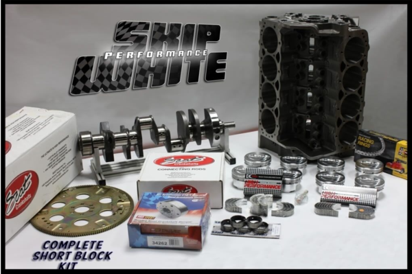 SBC CHEVY 434 DART SHORT BLOCK KIT FORGED +8cc DOME 4.155   for Sale $4,995 