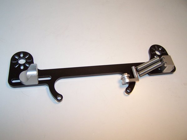 M&K MACHINE Throttle Bracket with Nitrous Solenoid Mount