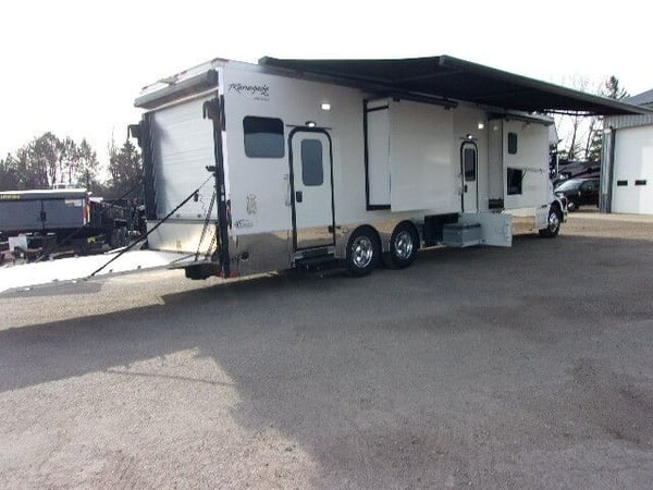 2019 Renegade 25' living w/ 9'4 garage on a Volvo chassis  for Sale $409,000 