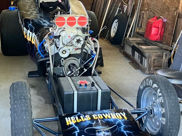 Drag car Chevy alcohol blower motor zero passes  for Sale $27,500 