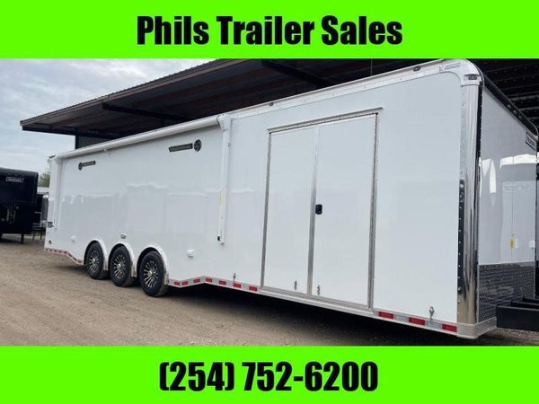 34' RACE TRAILER HAULMARK EDGE PRO GLASS DOORS  for Sale $45,999 