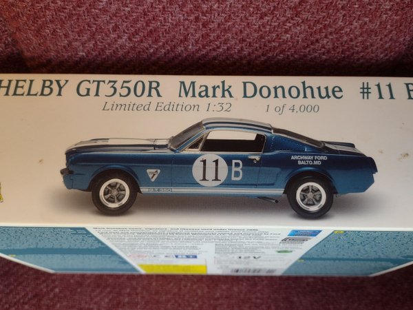 Limited Edition Autographed Mark Donahue GT 350R model