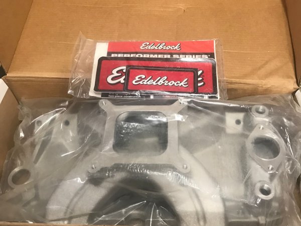 *New* Edelbrock Victor Jr. 2967 Aluminum Intake For SBC  for Sale $350 