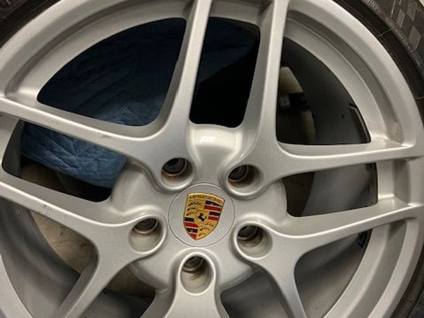  Factory Porsche Wheels 973.362.157.01 and 997.362.159.05 w/  for Sale $3,500 