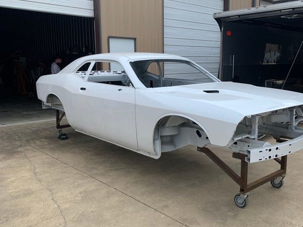2010 Dodge Challenger Drag Pak-Body in White 