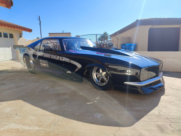 68 Camaro TS rolling TMRC chassis McAmis carbon body  for Sale $42,500 