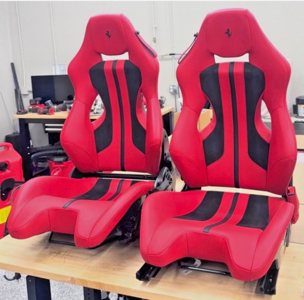 Pair of OEM Ferrari F8, SF90, 812 and 296 Carbon Race Seats  for Sale $9,500 