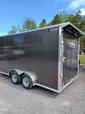 NEW ALCOM ALUMINUM ENCLOSED TRAILER, MODEL 7.5 x 16 