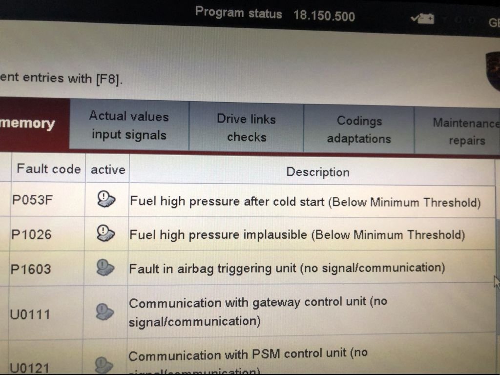 12 cayenne turbo with multiple fuel codes Page 2 Rennlist Porsche