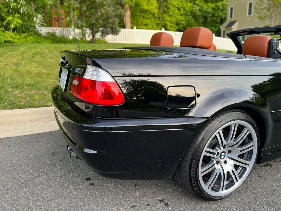 2004 BMW M3 - LOW MILEAGE 2004 e46 M3 Convertible -- Black on Cinnamon, 24K Miles and 2 Owners - Used - VIN WBSBR93414PK06483 - 24,500 Miles - 6 cyl - 2WD - Automatic - Convertible - Black - Fairfax, VA 22030, United States