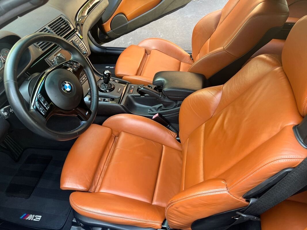 2004 BMW M3 - LOW MILEAGE 2004 e46 M3 Convertible -- Black on Cinnamon, 24K Miles and 2 Owners - Used - VIN WBSBR93414PK06483 - 24,500 Miles - 6 cyl - 2WD - Automatic - Convertible - Black - Fairfax, VA 22030, United States