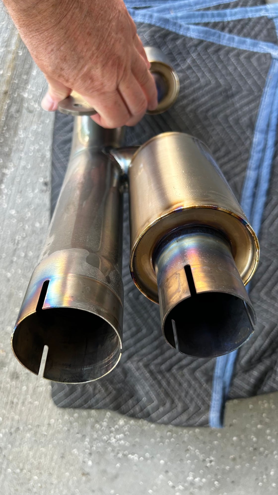 Engine - Exhaust - JCR TITANIUM CENTRE BYPASS (SILENCED) with Tips - Used - 2010 to 2018 Porsche 911 - Dallas, TX 75229, United States