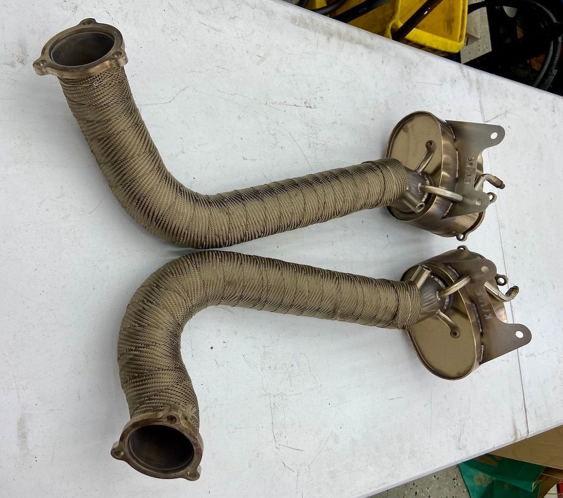 Engine - Exhaust - Kline Inconel Muffler and SS OAP for 718 GT4/Spyder/4.0 GTS - Used - All Years  All Models - Jersey City, NJ 07302, United States