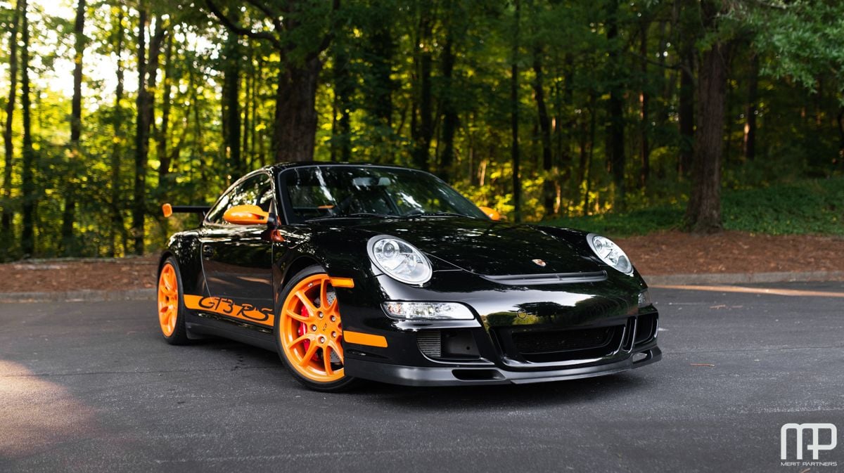 2008 Porsche 911 - Black/Orange 2008 GT3 RS - Used - VIN WP0AC29918S792250 - 11,590 Miles - 6 cyl - 2WD - Manual - Coupe - Black - Atlanta, GA 30360, United States