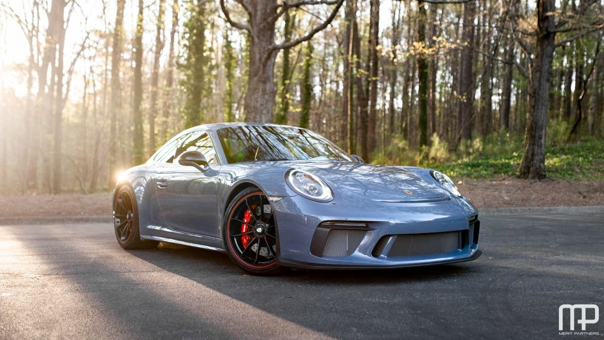 2018 Porsche 911 - Graphite Blue 2018 GT3 Touring - Used - VIN WP0AC2A95JS175385 - 1,785 Miles - 6 cyl - 2WD - Manual - Coupe - Blue - Atlanta, GA 30360, United States