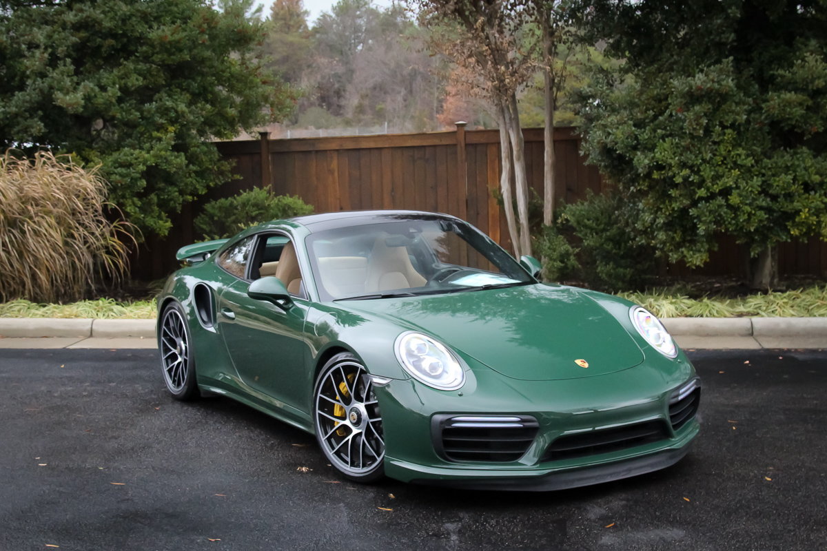 2017 Porsche 911 - 2018 911 Turbo S-PTS British Racing Green-H&R Springs-Sharkwerks Exhaust-CPO!!! - Used - VIN WP0AD2A9XJS156280 - 8,460 Miles - AWD - Automatic - Coupe - Richmond, VA 23113, United States