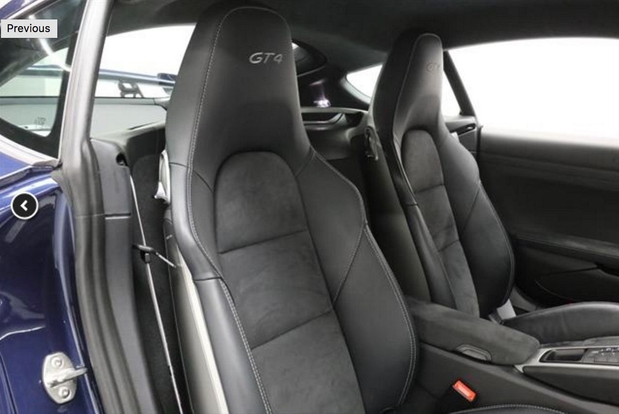 2016 Porsche Cayman GT4 - GT4 - Dark Blue Metallic, PCCBs - Used - VIN WP0AC2A88GK197347 - 16,000 Miles - Manual - Palm Springs, CA 92262, United States