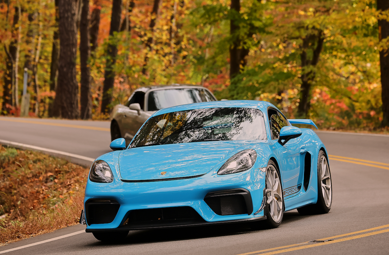 2021 Porsche 718 Cayman - For Sale: PTS Riviera Blue 2021 718 GT4 with PCCB, PDK, Sofa - Used - VIN WP0AC2A8XMS289491 - 6,000 Miles - 6 cyl - 2WD - Automatic - Coupe - Blue - Marietta, GA 30062, United States