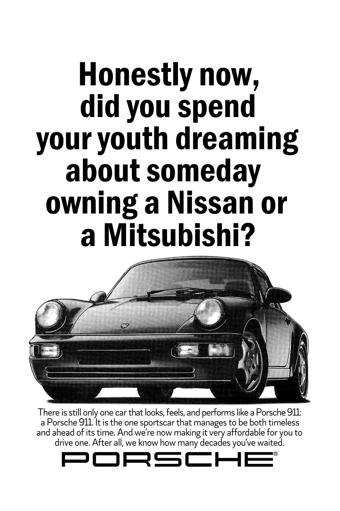 Dreaming of a Porsche Poster