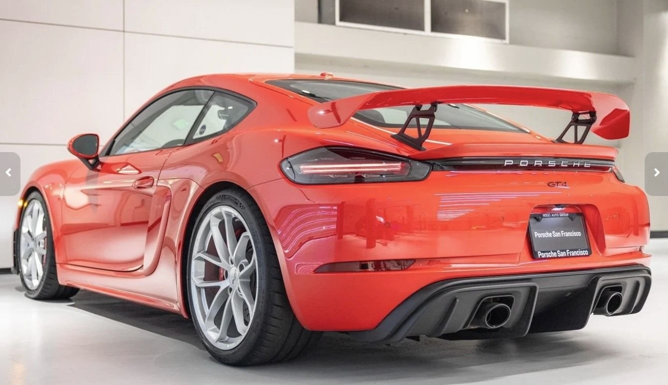 2022 Porsche 718 - 2022 PORSCHE GT4 (BUCKET SEATS & CPO) - Used - VIN WP0AC2A8XNS275401 - 2,999 Miles - 6 cyl - 2WD - Manual - Coupe - Red - San Francisco, CA 94103, United States