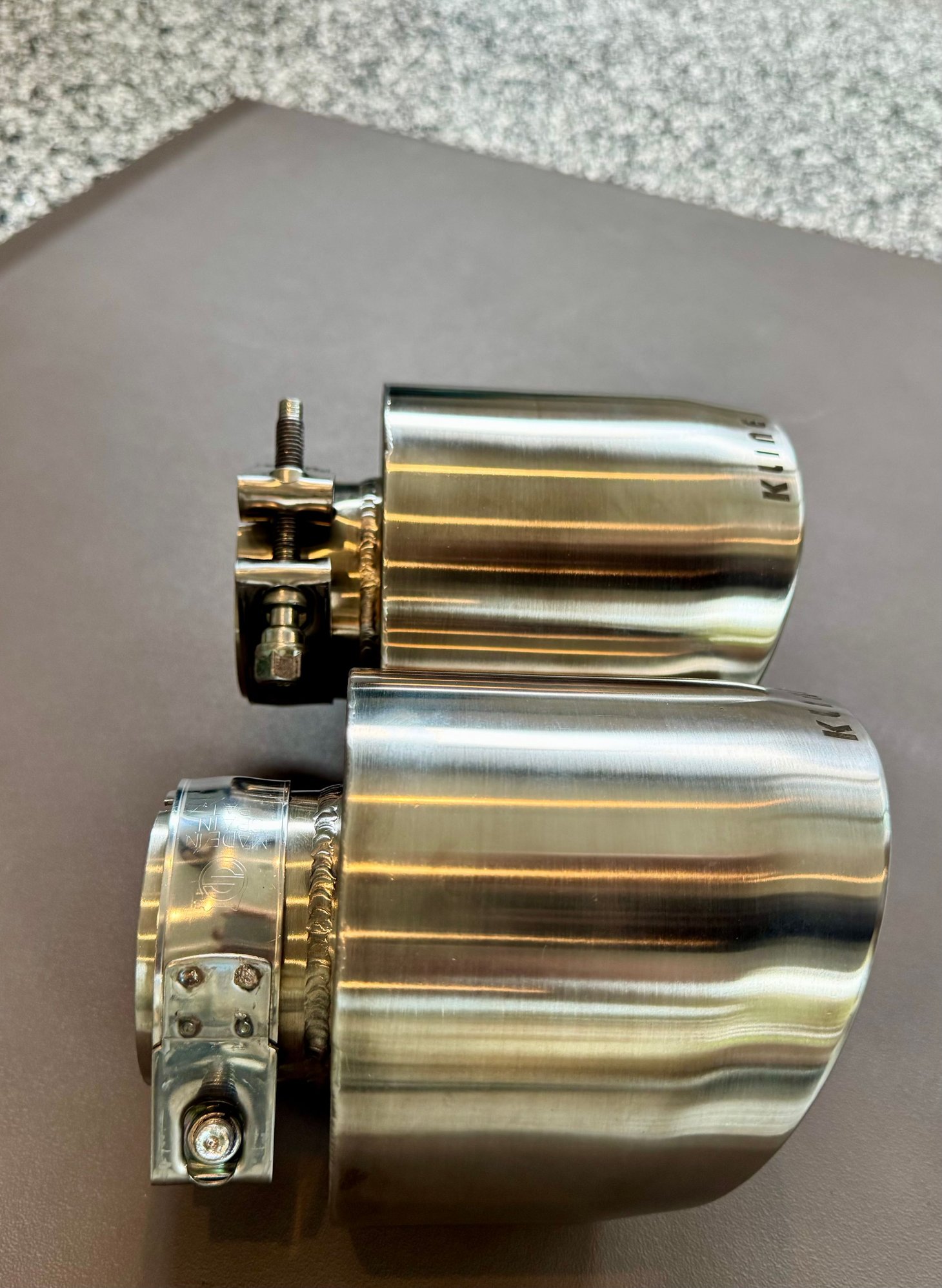 Engine - Exhaust - Kline Innovation 125mm Inconel exhaust tips for 718 GT4 RS | Spyder RS - Used - Los Angeles, CA 90064, United States