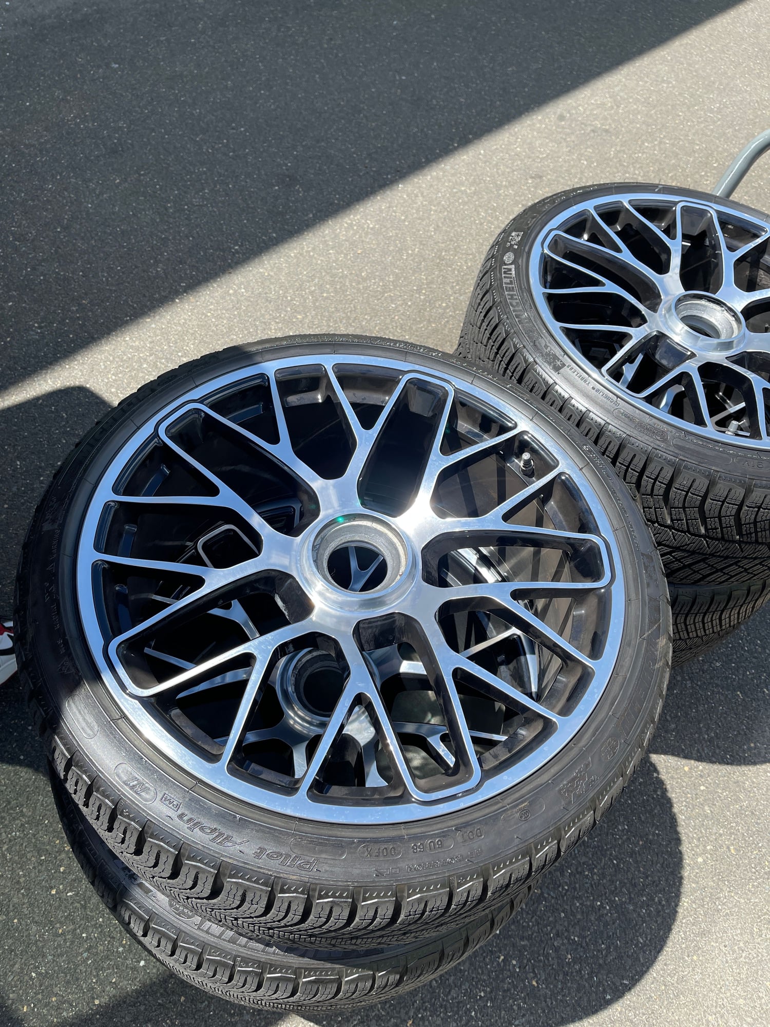 Wheels and Tires/Axles - Porsche OEM 20" Turbo S Wheels and Alpin Winter Tires 991 - Used - 2015 to 2019 Porsche 911 - Ny, NY 10021, United States