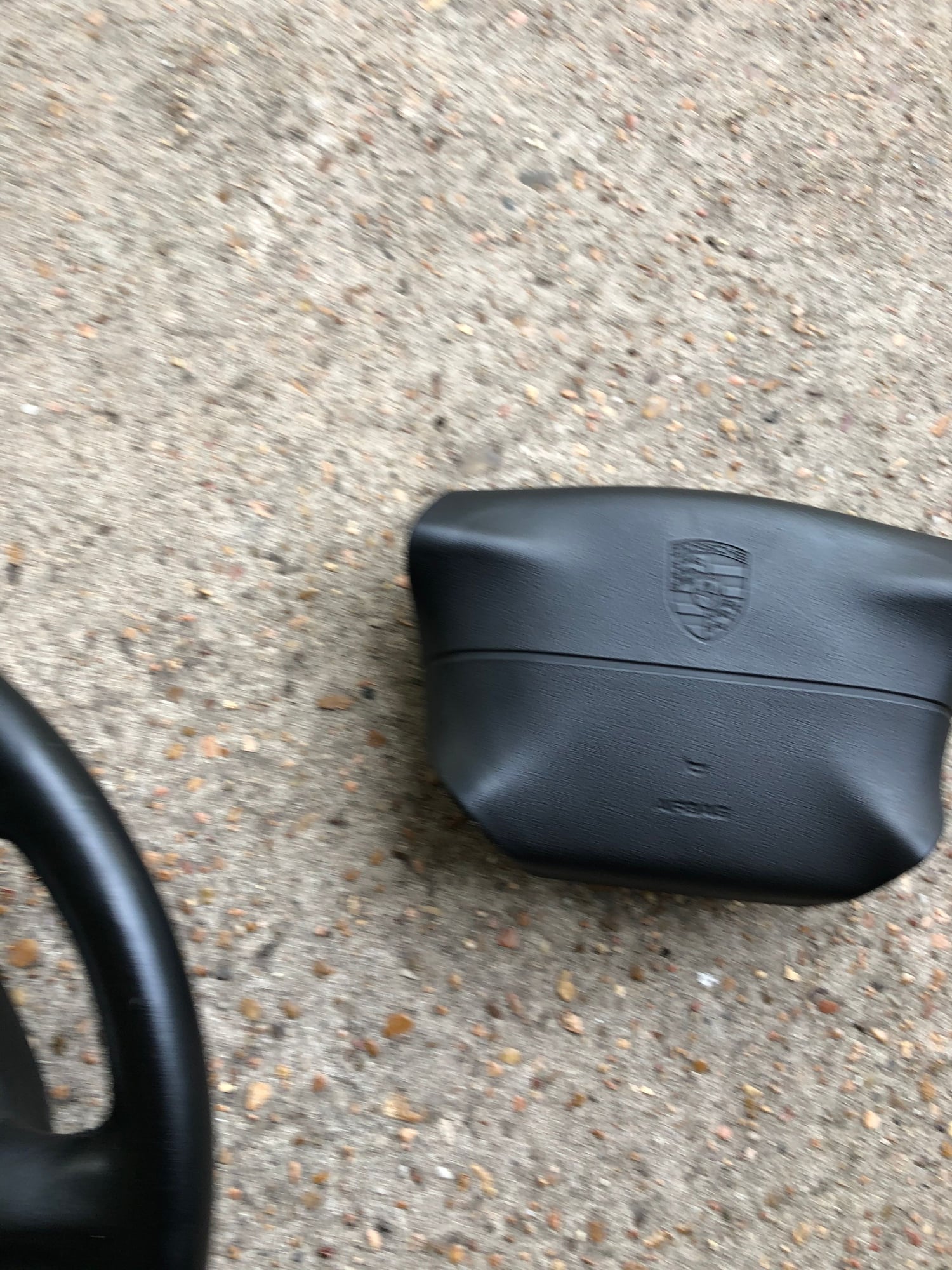 Interior/Upholstery - FOR SALE: Black 4-spoke leather steering wheel and airbag from a 993 - Used - 1995 to 1998 Porsche 911 - Houston, TX 77018, United States