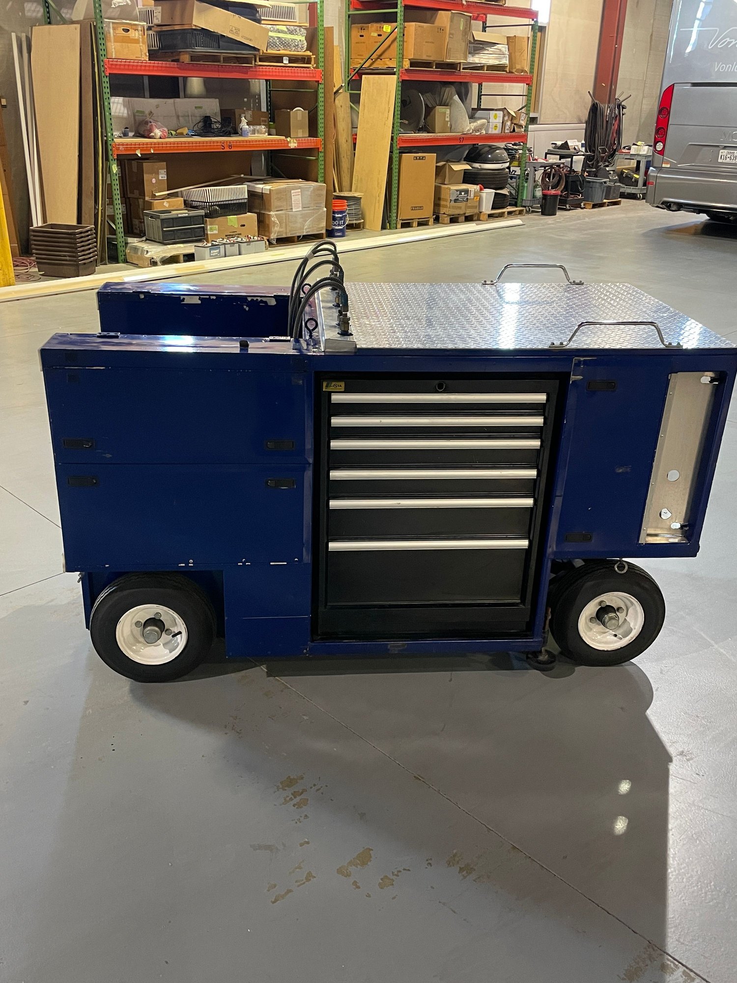 Miscellaneous - Pit Cart with Lista Tool Box, Integrated Nitrogen System, Storage - Used - 1972 to 2023 Porsche All Models - Suffolk, VA 23434, United States