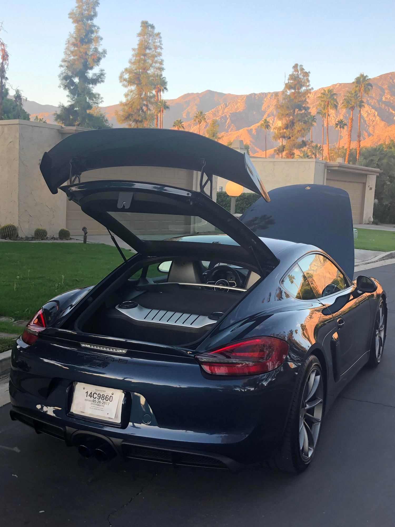 2016 Porsche Cayman GT4 - GT4 - Dark Blue Metallic, PCCBs - Used - VIN WP0AC2A88GK197347 - 16,000 Miles - Manual - Palm Springs, CA 92262, United States
