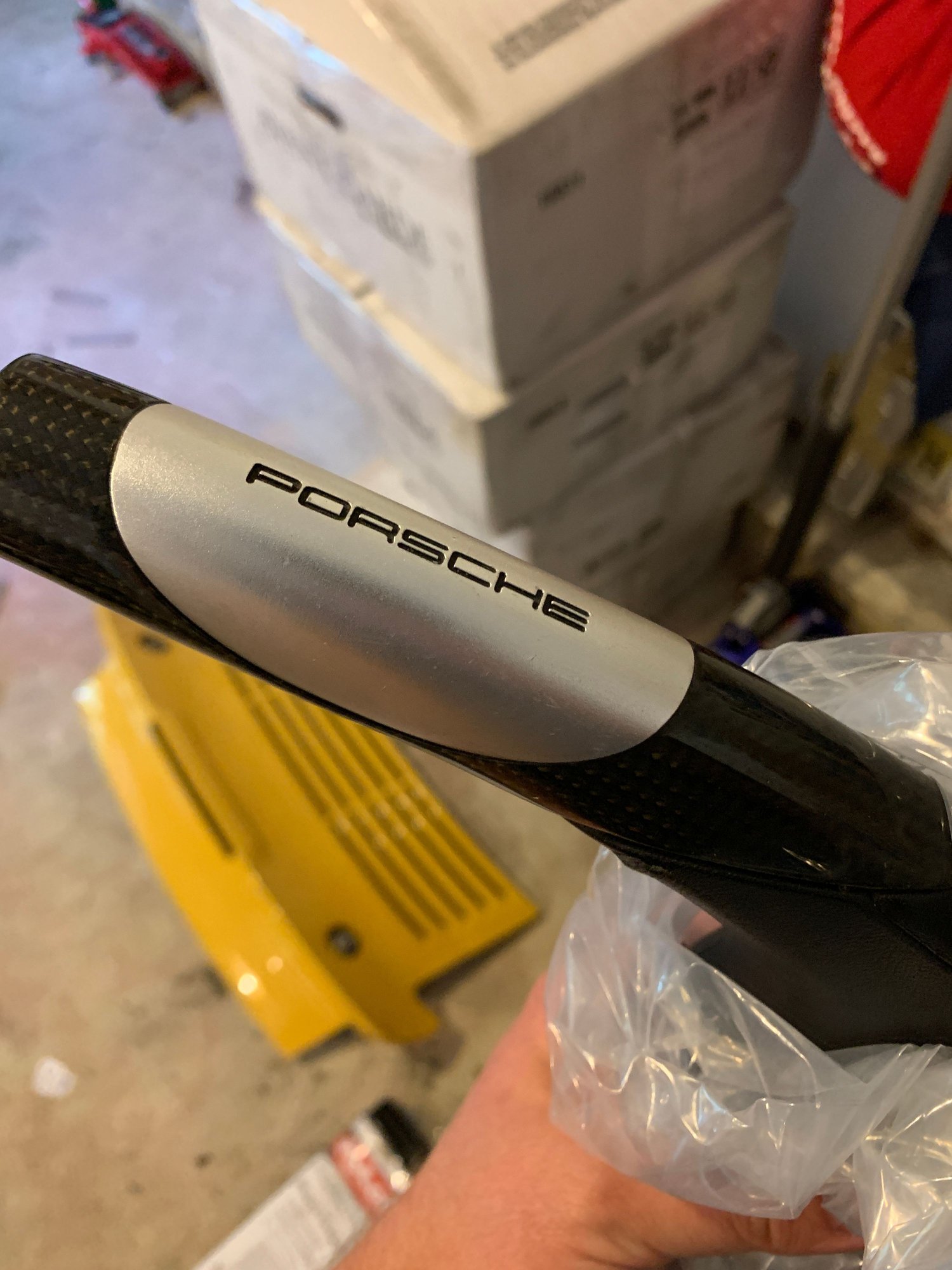 Interior/Upholstery - 996 Carbon Fiber & Aluminum handbrake ebrake - Used - 1999 to 2005 Porsche 911 - 1997 to 2004 Porsche Boxster - Sewell, NJ 08080, United States