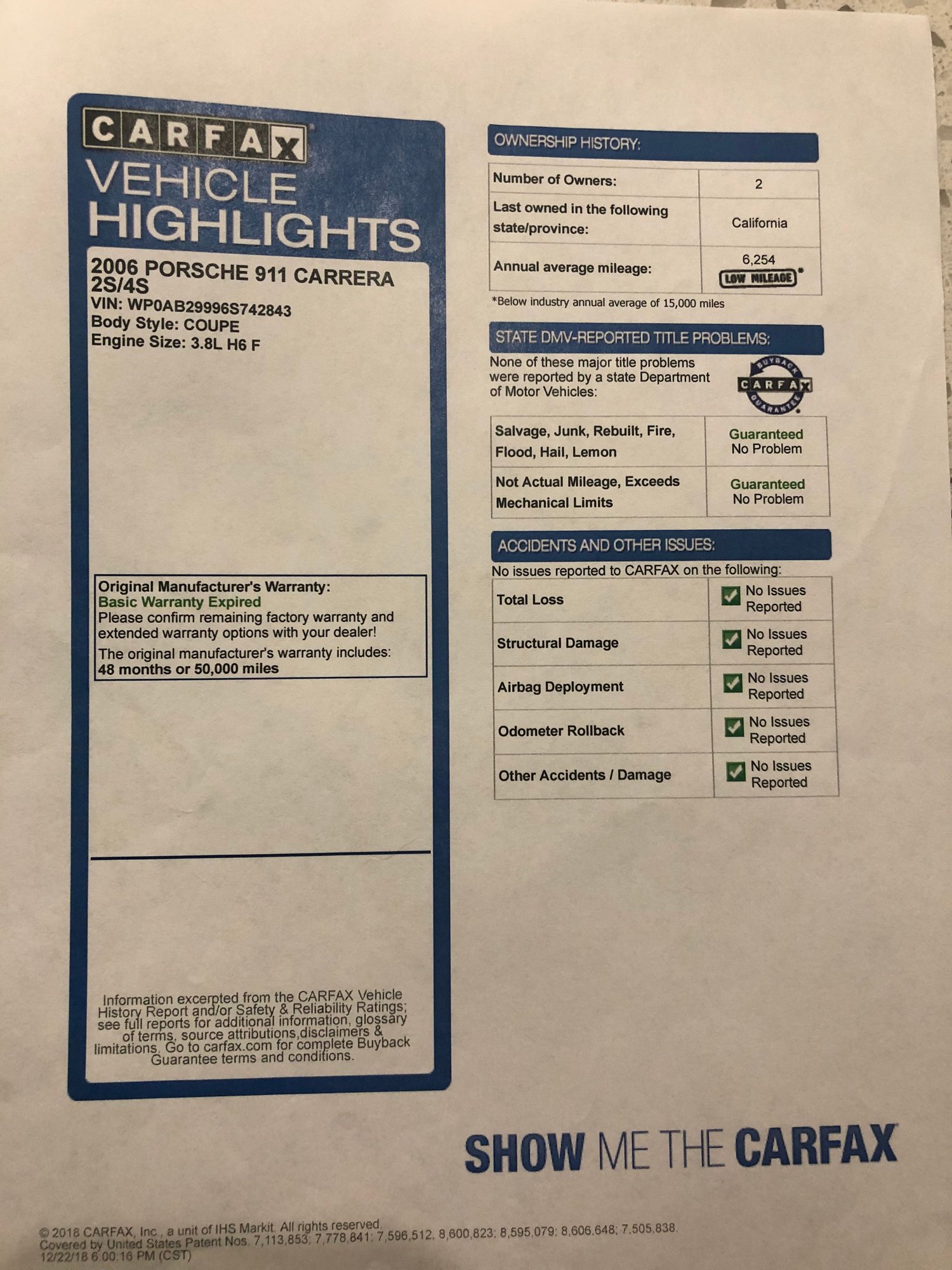 2006 Porsche 911 - Extremely well Spec’d and rare 2006 Carrera S manual - Used - VIN WP0AB29996S742843 - 87,250 Miles - 6 cyl - 2WD - Manual - Coupe - Silver - Boca Raton, FL 33432, United States