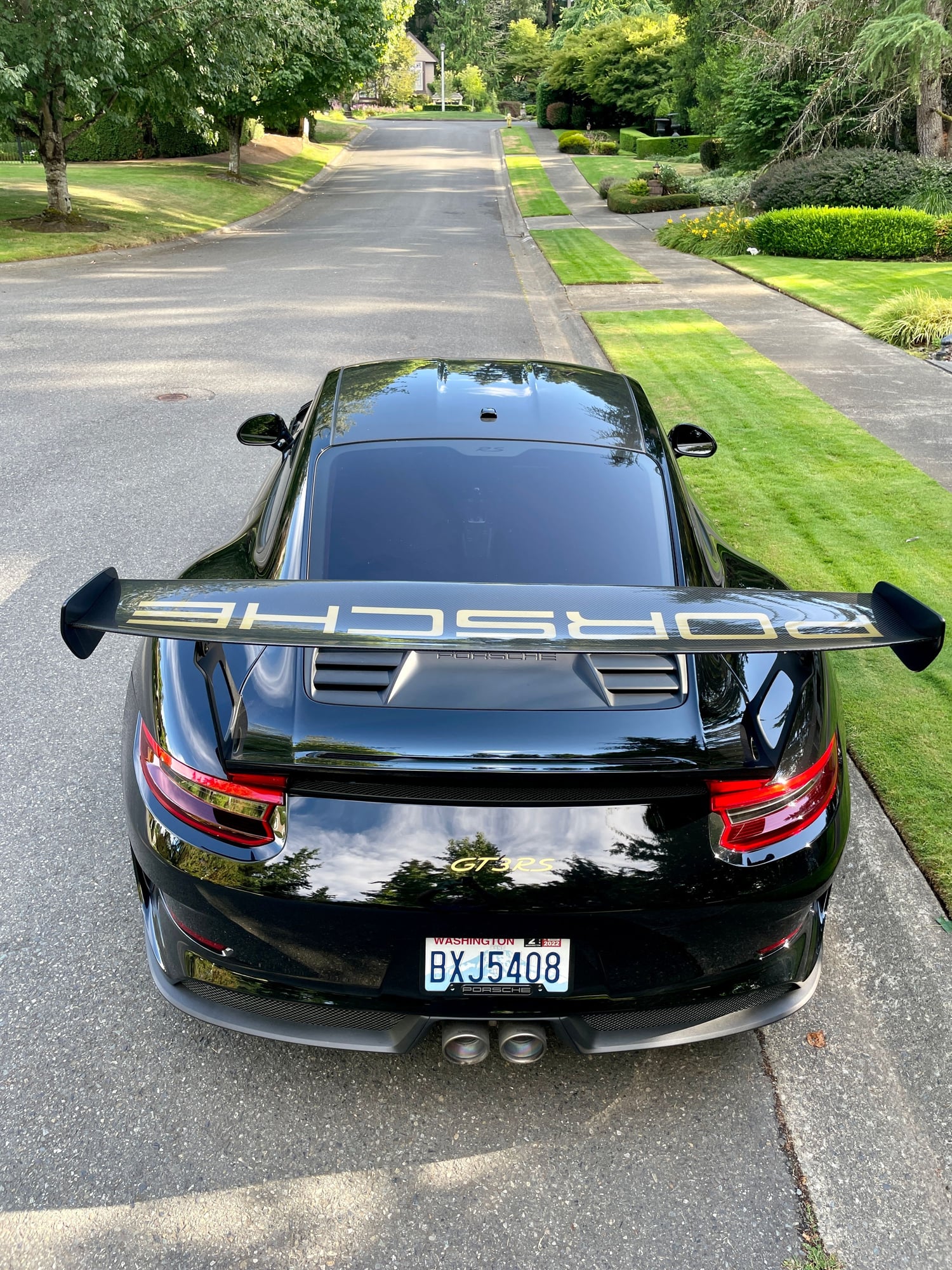 2019 Porsche 911 - 2019 Porsche GT3RS Weissach - Used - VIN WP0AF2A95KS165125 - 4,800 Miles - 6 cyl - 2WD - Automatic - Coupe - Black - Bellevue, WA 98004, United States