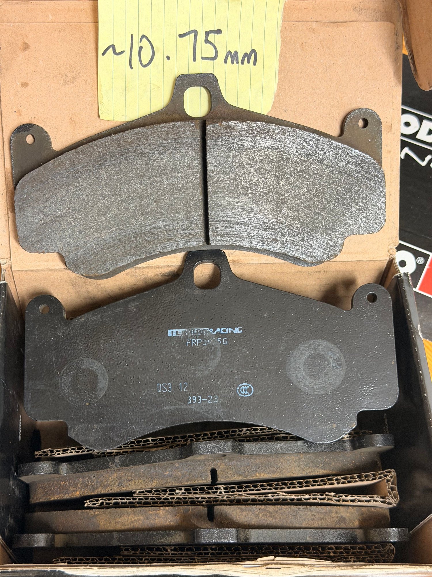 Brakes - FERODO Brake Pads for Steel Brakes - 997.1 GT3/GT3RS/GT2 - 996 - Used - Newcastle, WA 98059, United States