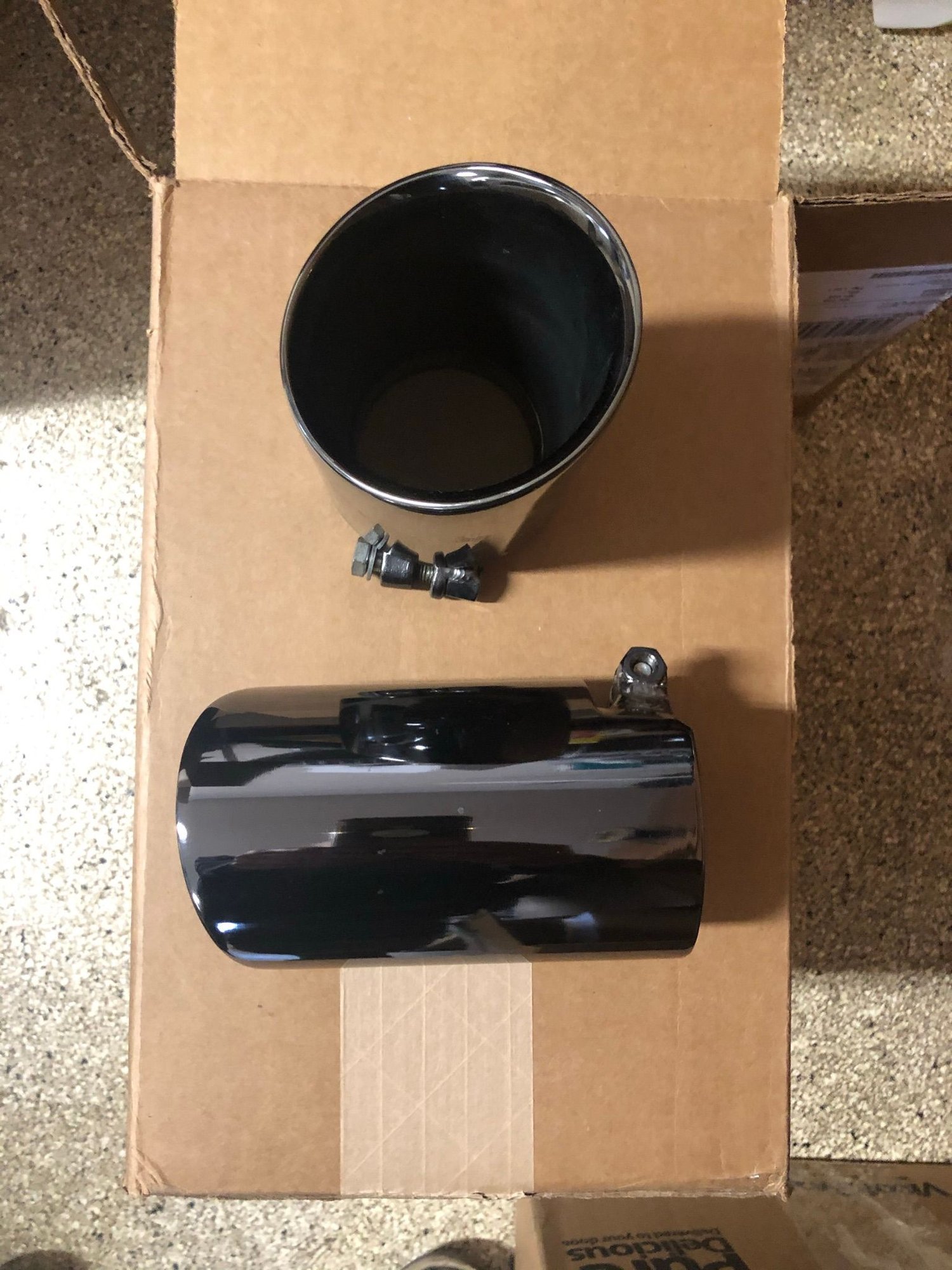 Engine - Exhaust - 987.2 S Fabspeed Black Chrome angle cut tips - Used - 2009 to 2012 Porsche Boxster - St. Charles, IL 60175, United States